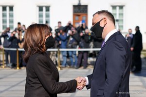 Kamala Harris w Polsce. Wymowne słowa wiceprezydent USA