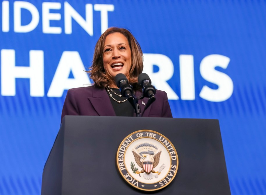 Kamala Harris /LESLIE PLAZA JOHNSON /PAP/EPA