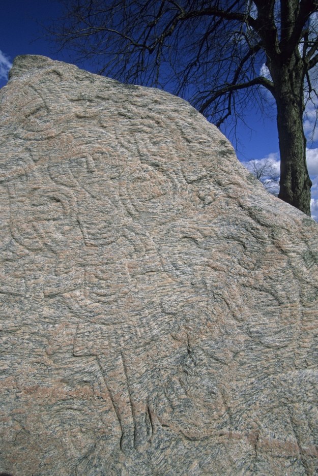 Kamień runiczny z Jelling /	Schulz, H.   /PAP/EPA