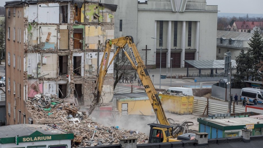 Kamienica w Dębcu, w której doszło do wybuchu gazu /Paweł Jaskółka /PAP
