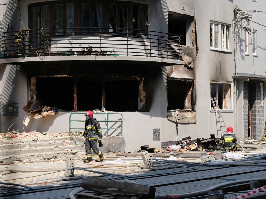 Kamienica, w której doszło do wybuchu /Hanna Bardo /PAP