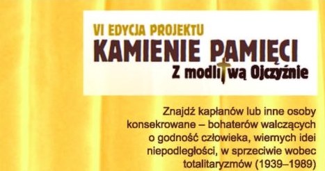 "Kamienie pamięci" - to już szósta edycja projektu IPN /IPN