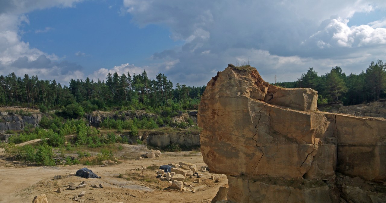 Kamieniołom Babia Dolina na Roztoczu. Idealne miejsce na jesienny spacer /Dawid Lasocinski / Forum /Agencja FORUM
