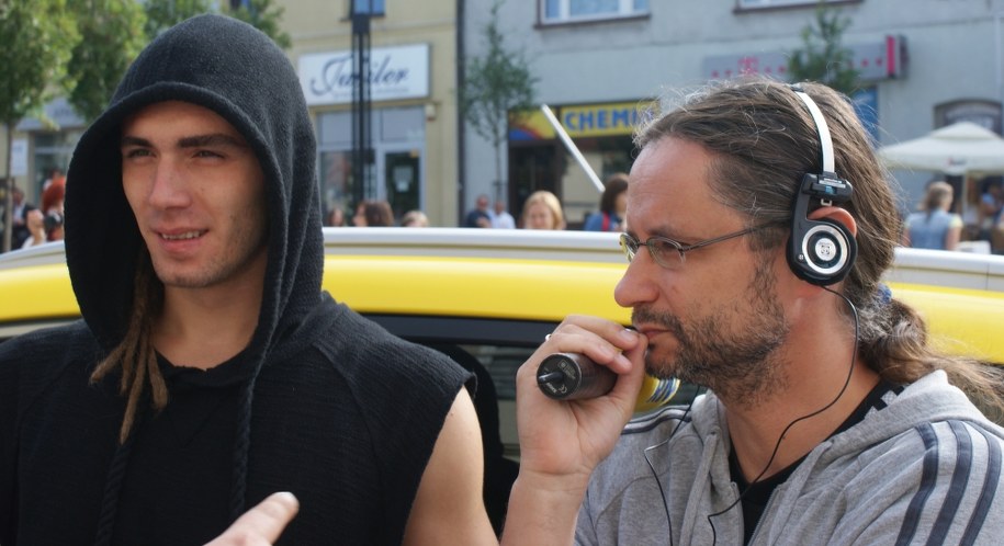 Kamil Bednarek i Marcin Buczek reporter RMF FM /Jacek Skóra /RMF FM