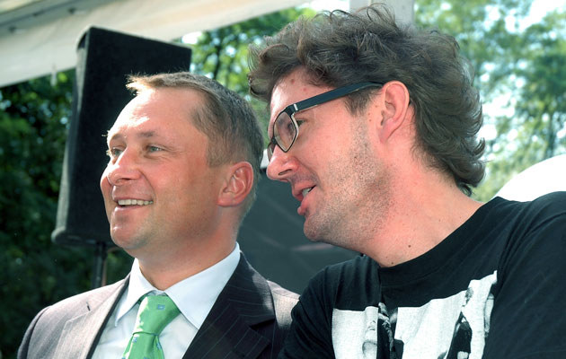 Kamil Durczok i Kuba Wojewódzki, fot. Marek Ulatowski &nbsp; /MWMedia
