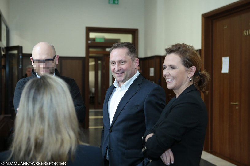 Kamil Durczok z żoną Marianną Dufek-Durczok /Reporter
