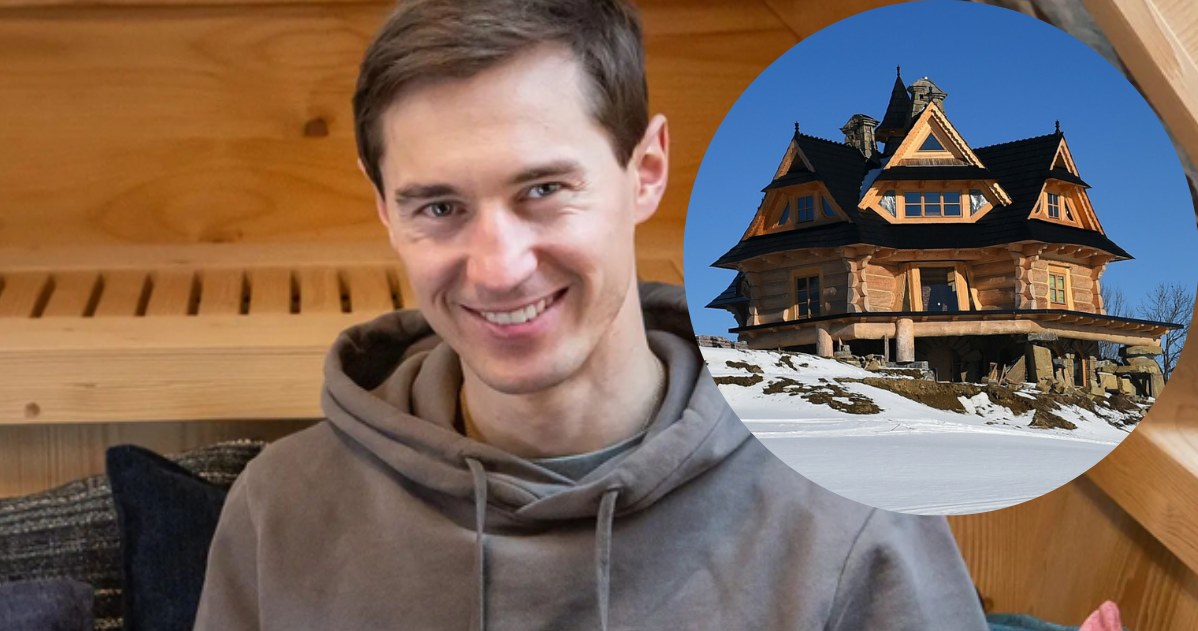 Kamil Stoch i Ewa Bilan-Stoch mieszkają w drewnianym domu w Zębie. Posiadłość robi wrażenie /Instagram