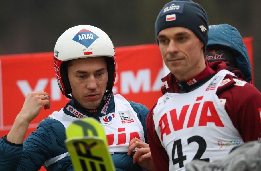 Kamil Stoch i Piotr Żyła / 	Grzegorz Momot    /PAP