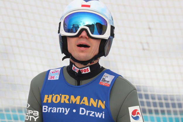 Kamil Stoch po skoku kwalifikacyjnym w Innsbrucku / 	Grzegorz Momot    /PAP