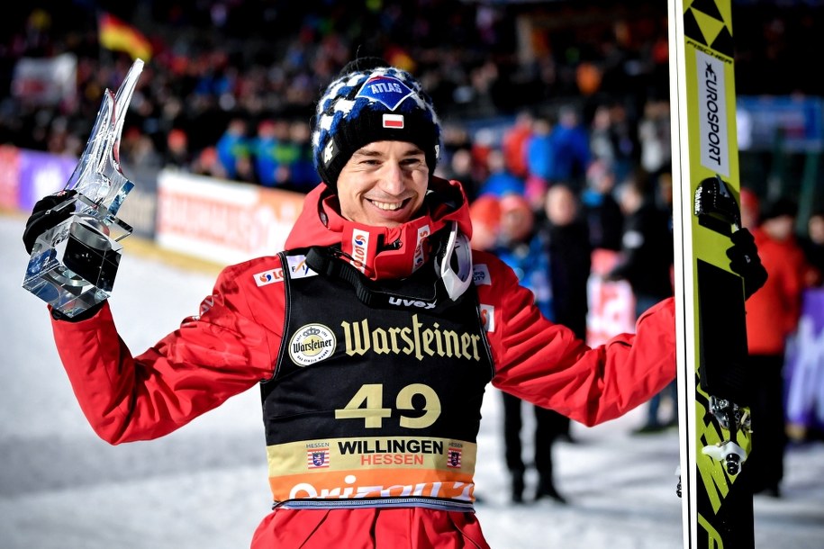 Kamil Stoch po sobotniej rywalizacji /ULRICH HUFNAGEL /PAP/EPA