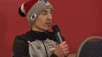 Kamil Stoch po wygranym konkursie w Zakopanem