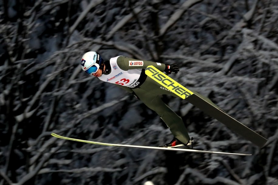 Kamil Stoch podczas kwalifikacji do konkursu Pucharu Świata w Zakopanem / 	Grzegorz Momot    /PAP