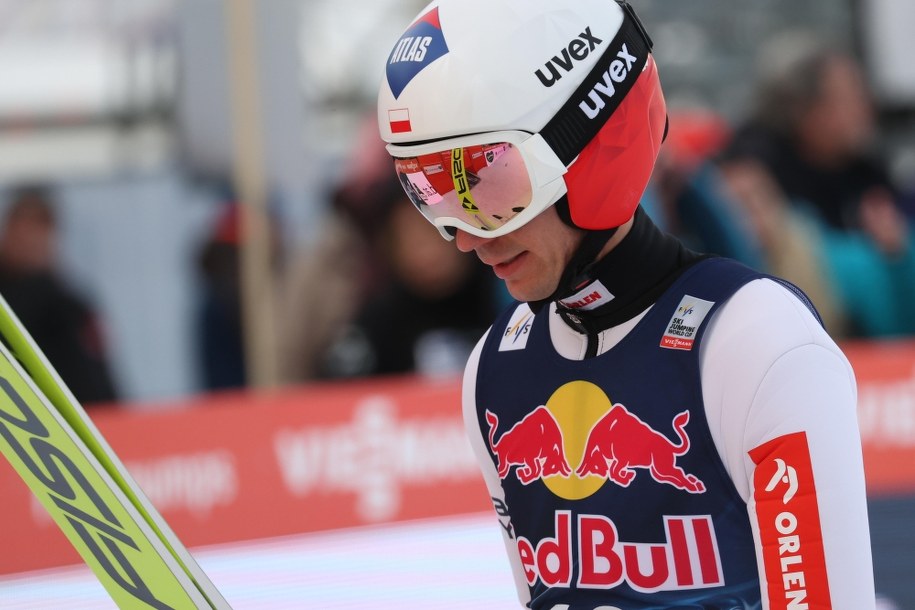 Kamil Stoch podczas zawodów Pucharu Świata /Grzegorz Momot /PAP