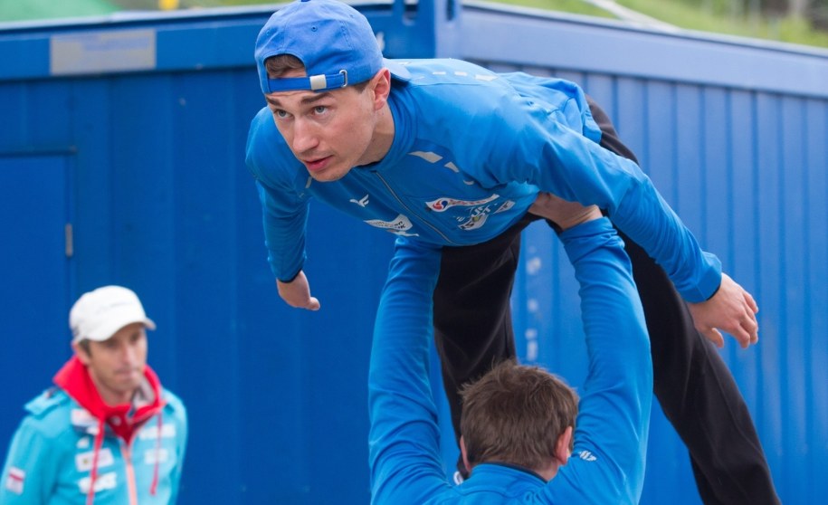 Kamil Stoch przygotowuje się już do nowego sezonu /Andrzej Grygiel /PAP