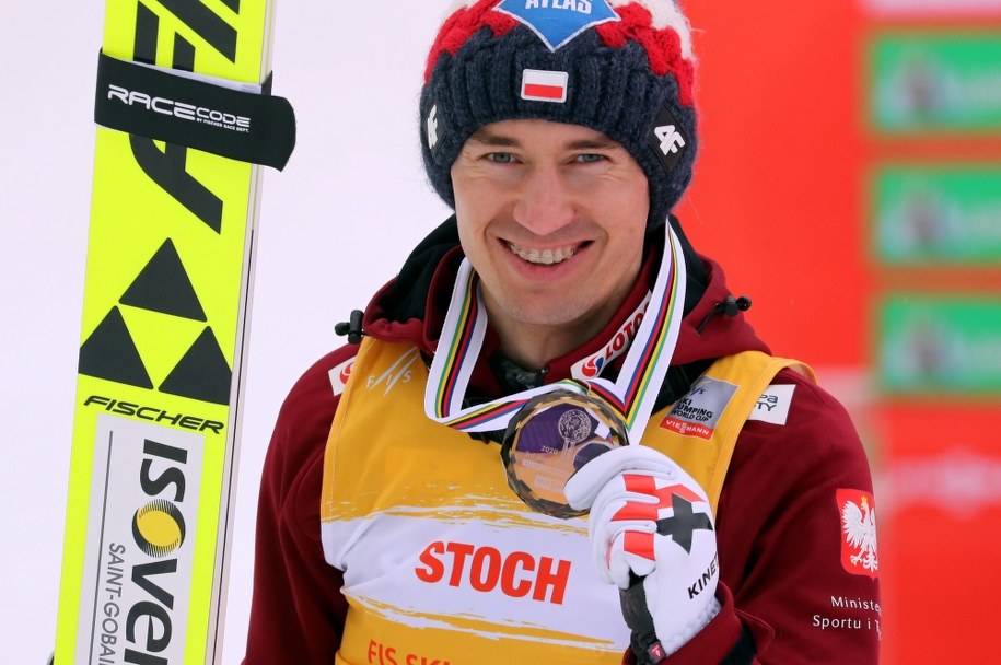 Kamil Stoch, trzeci zawodnik klasyfikacji generalnej Pucharu Świata w sezonie 2020/21 /Grzegorz Momot /PAP