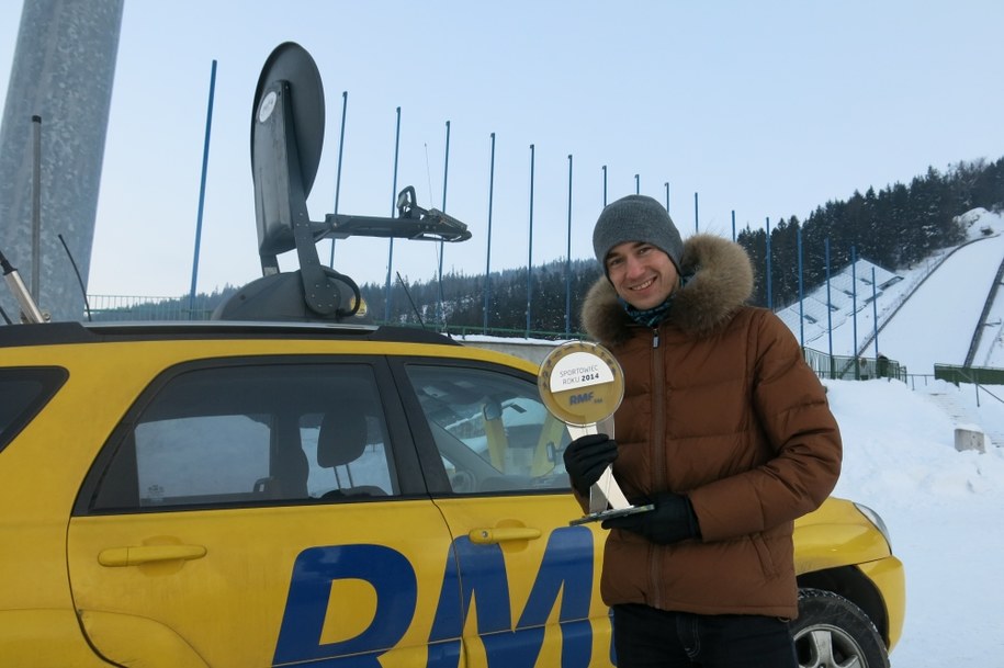 Kamil Stoch z nagrodą dla Sportowca Roku 2014 /Jacek Skóra /RMF FM