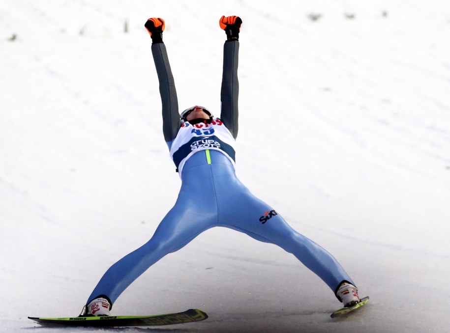 Kamil Stoch zwyciężył w konkursie PŚ na Wielkiej Krokwi w Zakopanem /Grzegorz Momot /PAP