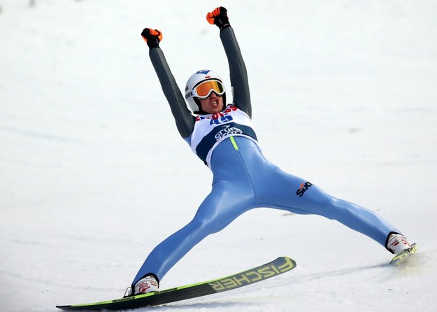 Kamil Stoch zwyciężył w konkursie Pucharu Świata w skokach narciarskich na Wielkiej Krokwi w Zakopanem /Grzegorz Momot /PAP