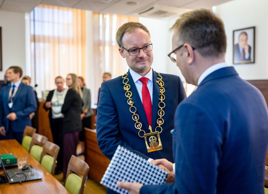 Kamil Żbikowski - nowy prezydent Zabrza /Michał Meissner /PAP
