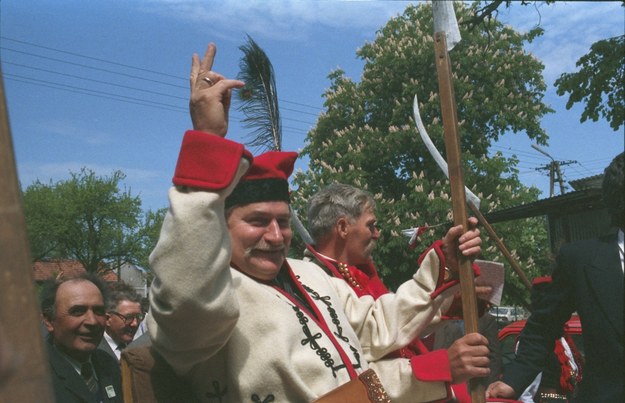 Kampania wyborcza przed czerwcowymi wyborami do Sejmu i Senatu. Racławice /Jerzy Ochoński   /PAP