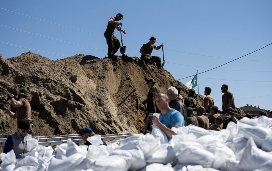 Kanada. Osuwiska po ulewnym deszczu /	Justin Tang /PAP/Abaca