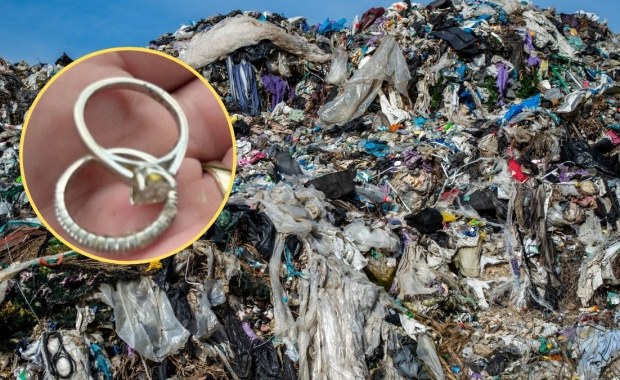 Kanadyjczyk odnalazł obrączki żony wśród 18 ton odpadów