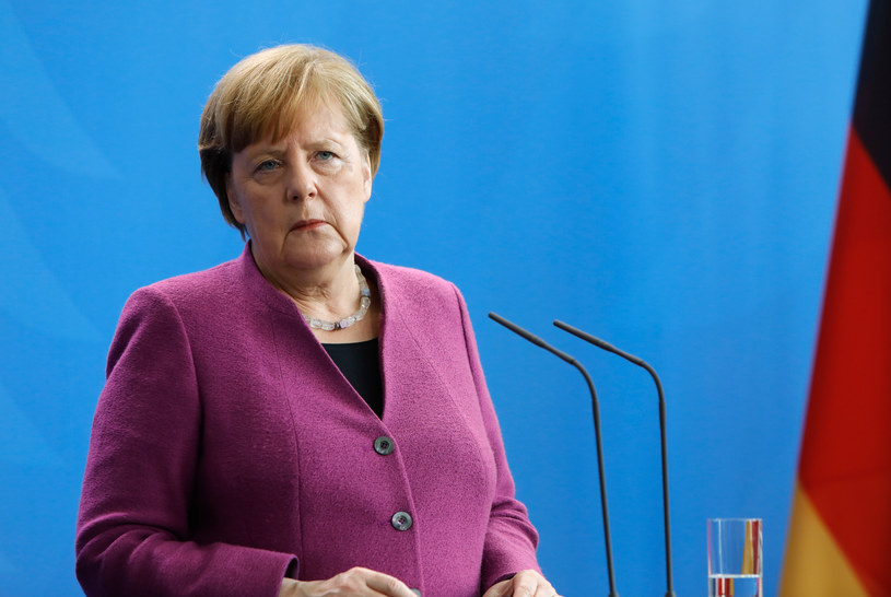 Kanclerz Angela Merkel planuje rozmawiać o sprawie sankcji z prezydentem Donaldem Trumpem /Michele Tantussi /AFP