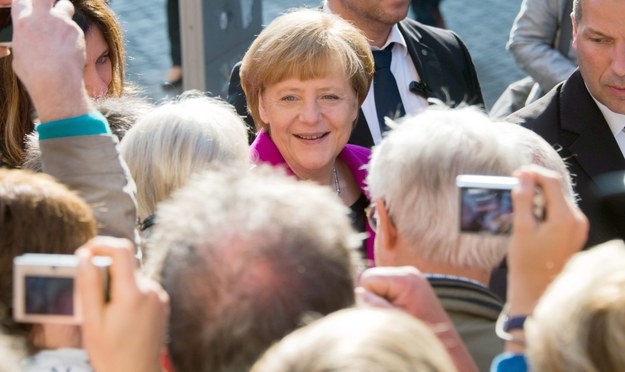 Kanclerz Angela Merkel /Julian Stratenschulte /PAP/EPA