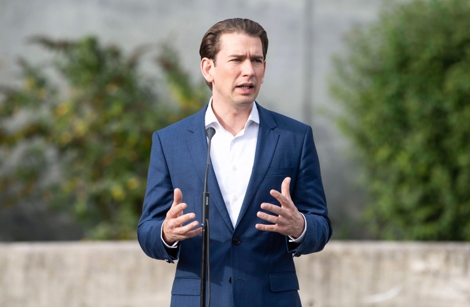 Kanclerz Austrii Sebastian Kurz /LUKAS BARTH-TUTTAS /PAP/EPA