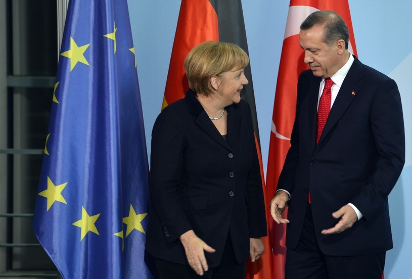 Kanclerz Merkel i prezydent Erdogan /AFP