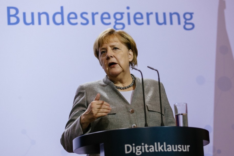 Kanclerz Niemiec Angela Merkel /HAYOUNG JEON /PAP/EPA