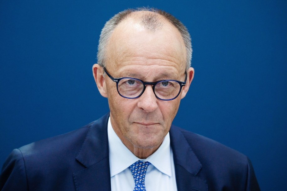 Kanclerz Niemiec Friedrich Merz /Clemens Bilan /PAP/EPA
