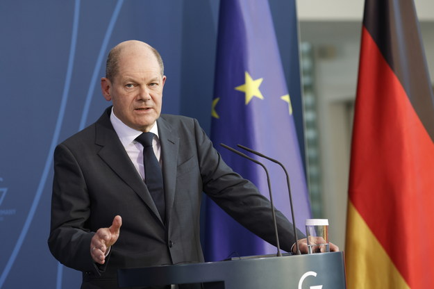 Kanclerz Niemiec Olaf Scholz /Michele Tantussi /PAP/EPA