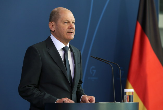 Kanclerz Niemiec Olaf Scholz /Adam Berry /PAP/EPA