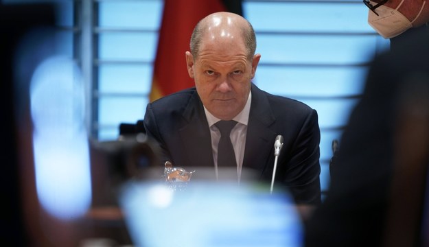 Kanclerz Niemiec Olaf Scholz /HENNING SCHACHT / POOL /PAP/EPA