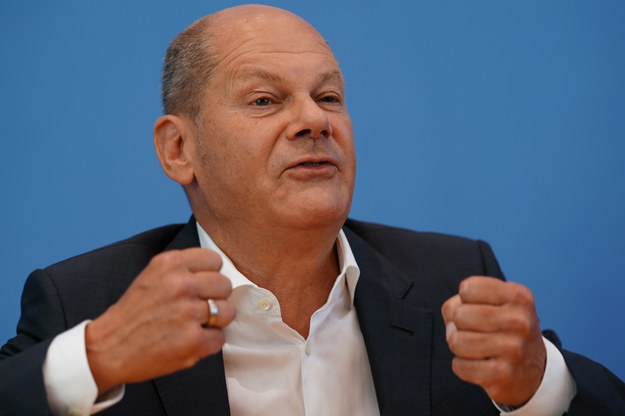 Kanclerz Niemiec Olaf Scholz /Clemens Bilan /PAP/EPA