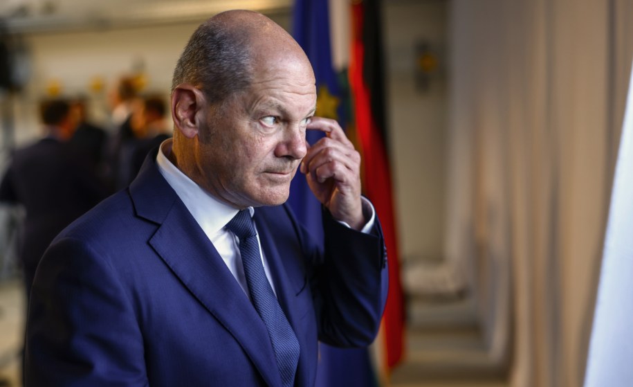 Kanclerz Niemiec Olaf Scholz /HANNIBAL HANSCHKE /PAP/EPA