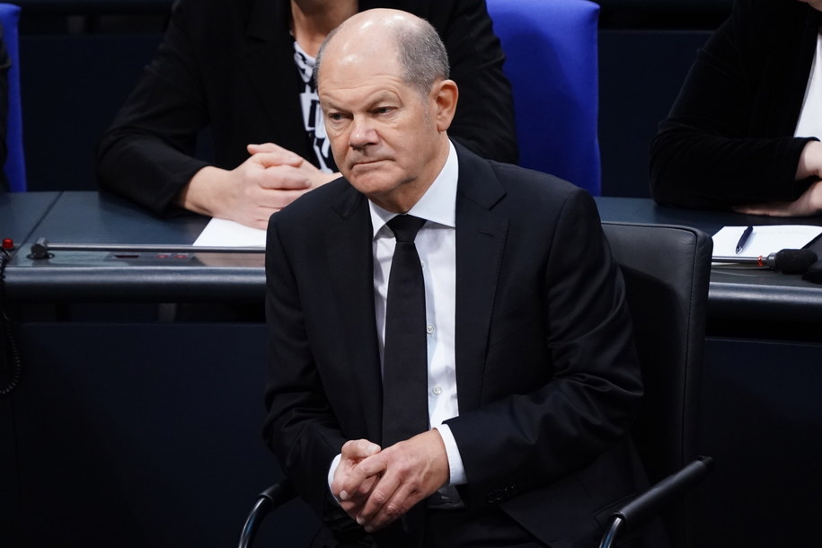 Kanclerz Niemiec Olaf Scholz /Clemens Bilan /PAP/EPA