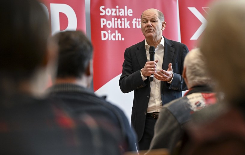 Kanclerz Niemiec Olaf Scholz / 	Jens Kalaene    /AFP