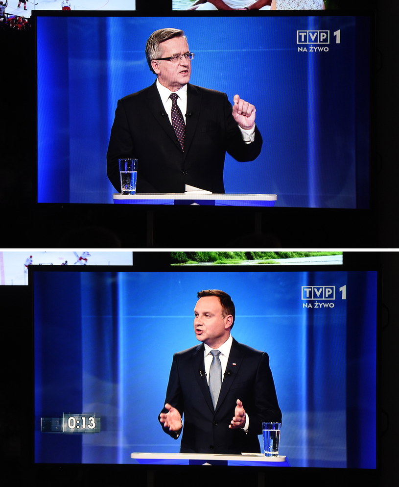 Kandydaci debatują /Radek Pietruszka /PAP