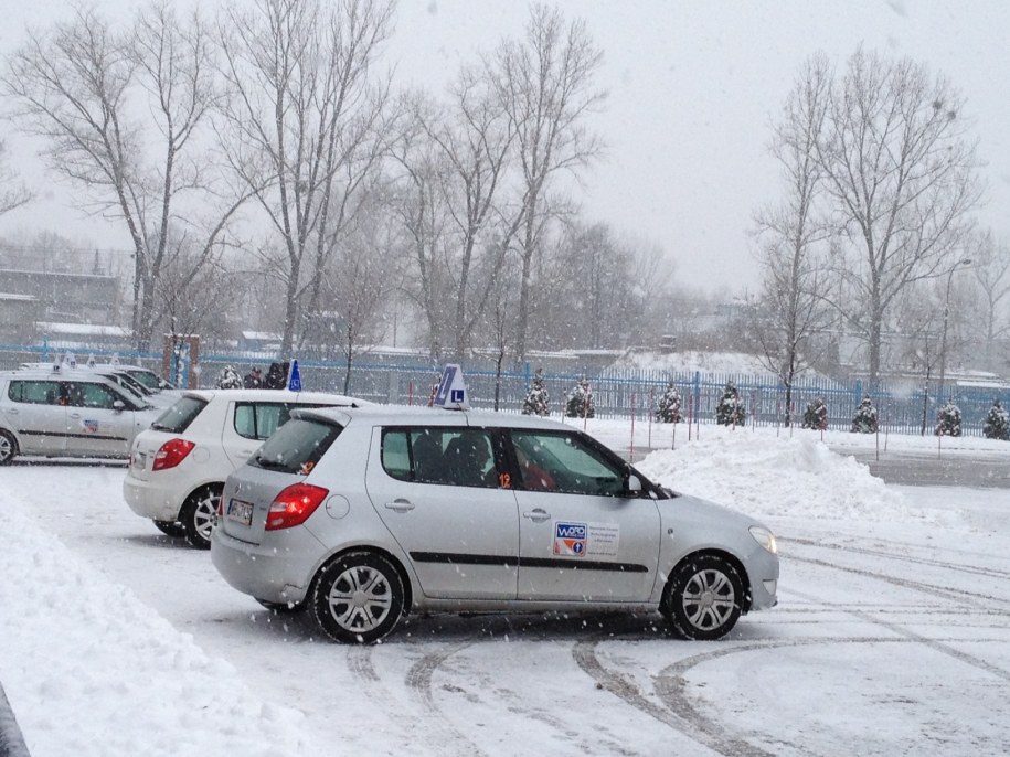 Kandydaci na kierowców w Szczecinie dostali niespodziankę od tamtejszego WORD-u /Mariusz PIekarski /RMF FM