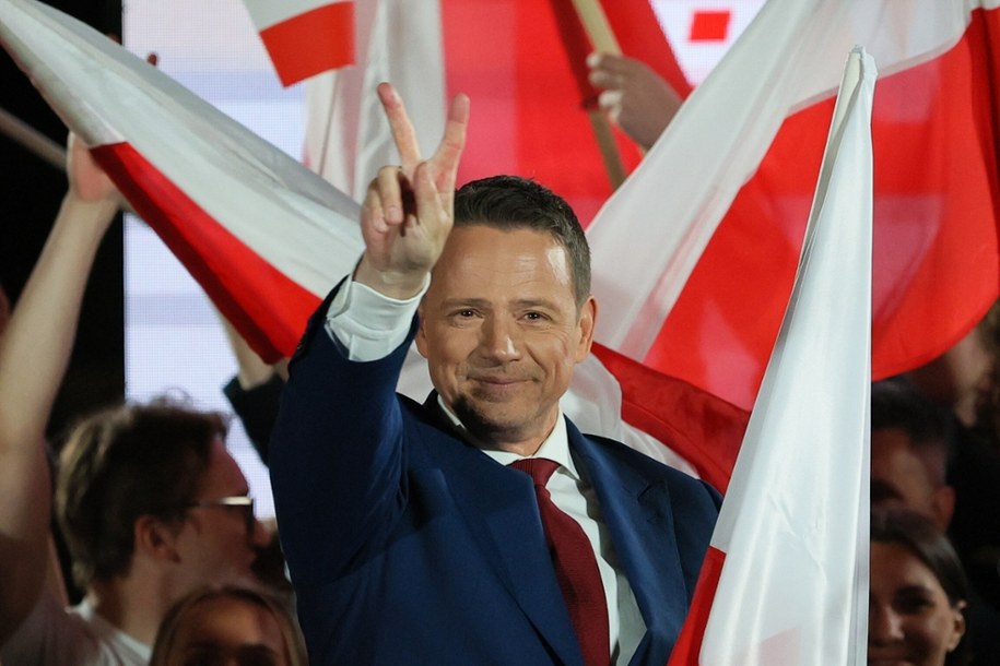 Kandydat KO na prezydenta Rafał Trzaskowski. 23.05.2025 r. /Paweł Supernak /PAP