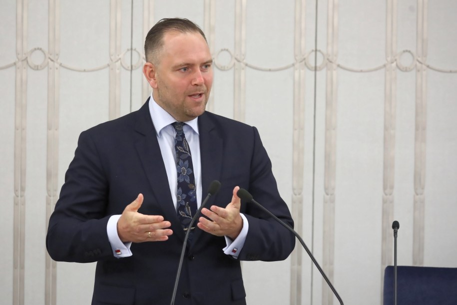 Kandydat na prezesa Instytutu Pamięci Narodowej dr Karol Nawrocki /Tomasz Gzell    /PAP