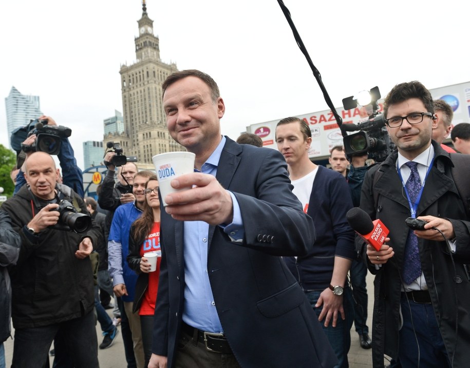 Kandydat na prezydenta Andrzej Duda /Marcin Obara /PAP