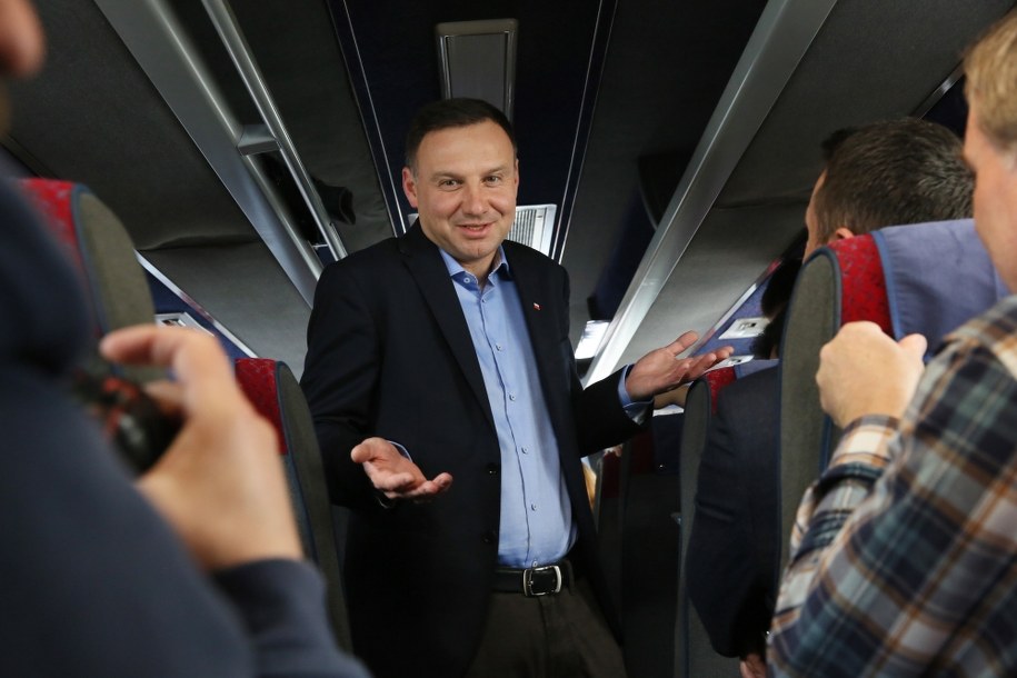 Kandydat na prezydenta Andrzej Duda /Tomasz Gzell /PAP