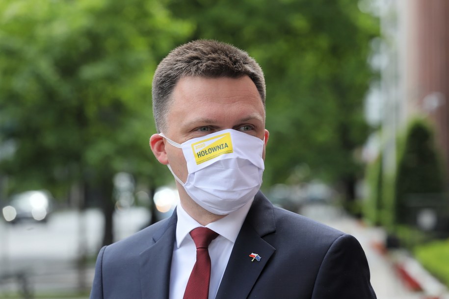 Kandydat na prezydenta RP Szymon Hołownia /Paweł Supernak /PAP