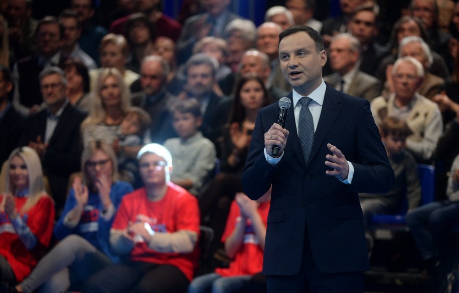 Kandydat PiS na prezydenta Andrzej Duda /Bartłomiej Zborowski /PAP