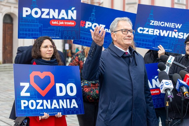 Kandydat PiS na prezydenta Poznania Zbigniew Czerwiński /Paweł Jaskółka /PAP