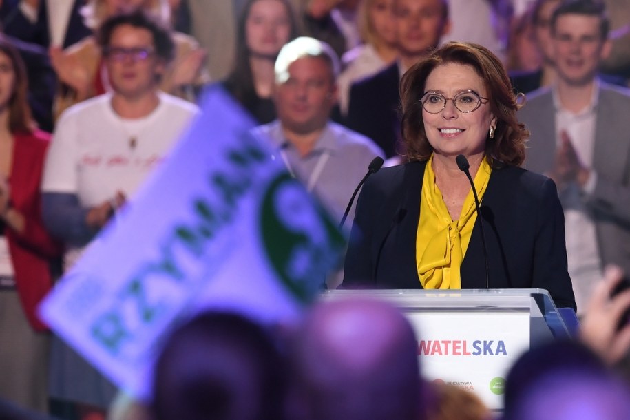 Kandydatka Koalicji Obywatelskiej na premiera, wicemarszałek Sejmu Małgorzata Kidawa-Błońska / 	Radek Pietruszka   /PAP