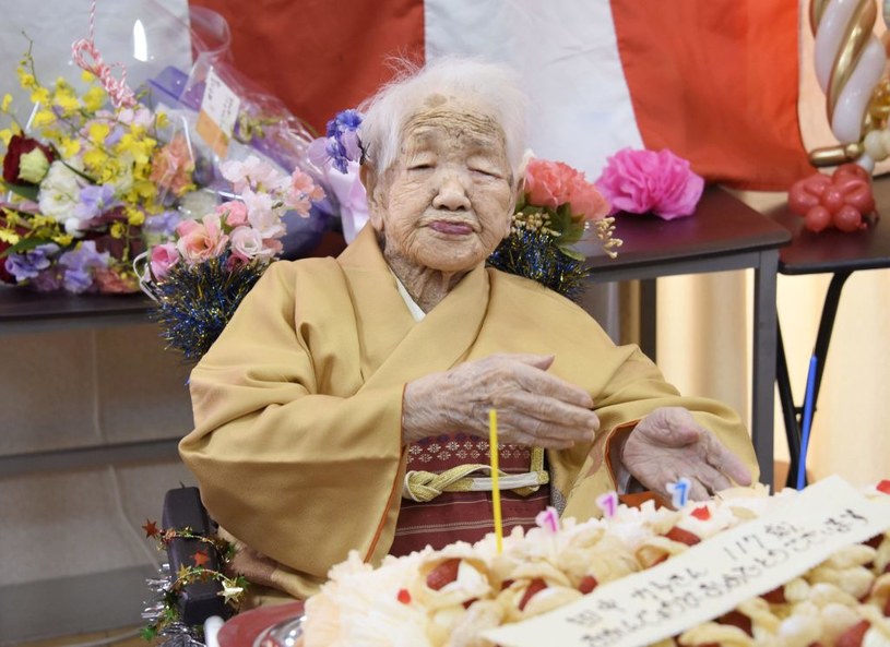 Kane Tanaka była świadkiem wielu ważnych wydarzeń historycznych. Jest najstarszą żyjącą osobą na świecie / Kyodo News / Contributor /Getty Images